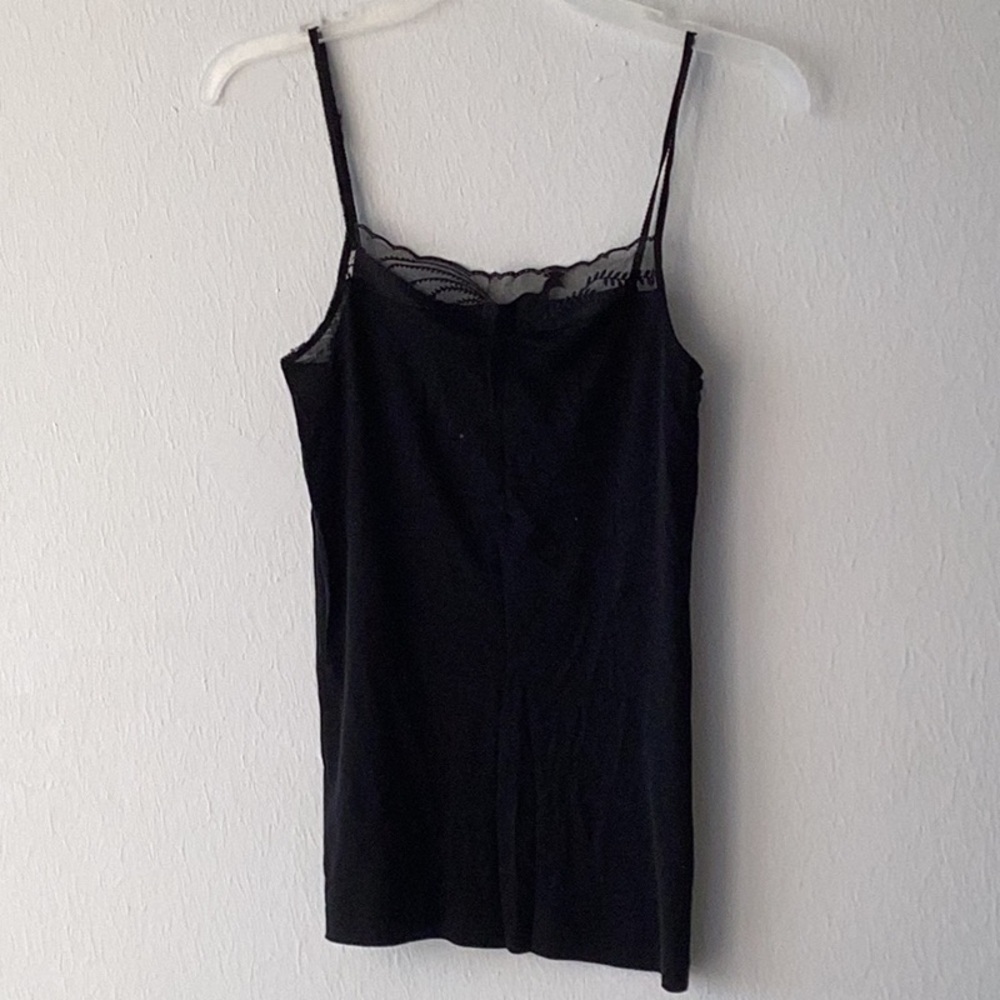 Chic Black Lace Cami Top